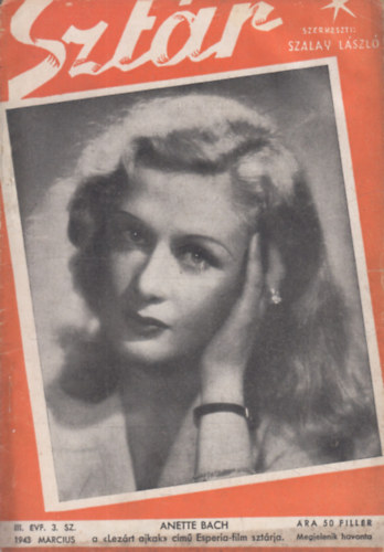 Sztr 1943. mrcius (Film, sznhz s divatmagazin)