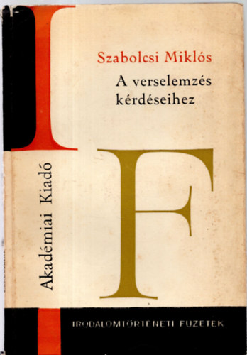 A verselemz�s k�rd�seihez