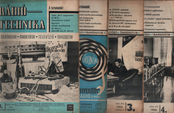 Stefanik Pl  (szerk) - RdiTechnika 1968. 1-12. (teljes vfolyam szmonknt)