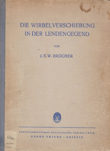 Die Wirbelverschiebung in der Lendengegend