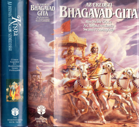 2 db Krisna-tudat� k�nyv: Az eredeti Bhagavad-G�t� + Krsna - Az istens�g legfels�bb szem�lyis�ge