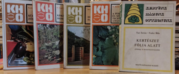 5 db KHO: A permetezs s mtrgyzs technikja a hzikertben; Kertst lsvnybl!; Kertszet flia alatt; Kiskert a homoktalajon; Klnleges zldsgtelek