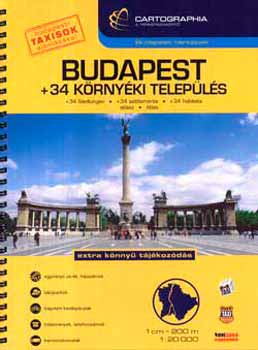 Budapest +34 krnyki telepls atlasza /1:20 000/