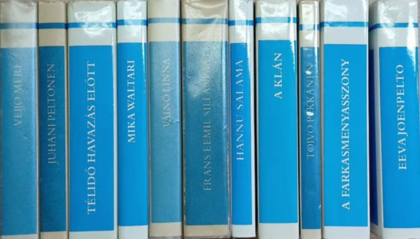 11 db a Finn Irodalom K�nyvt�ra sorozatb�l: Huzatos eszten�k - A farkasmenyasszony - Egy falat keny�r