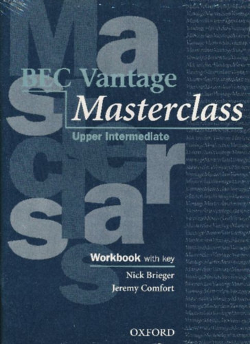 Business English Certificate. Vantage Masterclass. Upper intermediate. Workbook with key