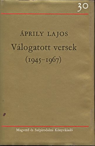 �prily Lajos V�logatott versek (1945-1967)