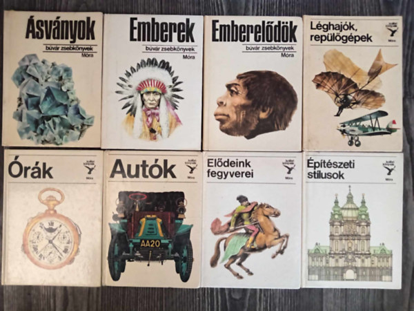 (8db) Bvr / Kolibri knycsomag: svnyok / Emberek / Embereldk / Lghajk, replgpek / rk / Autk / Eldeink fegyverei / ptszeti stlusok