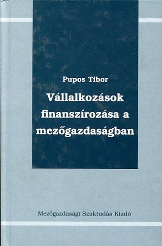 Vllalkozsok finanszrozsa a mezgazdasgban
