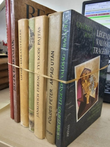 Földes Péter, Lipták Gábor, Lipták Gábor, Mednyánszky Alajos Györkei Jenő - 7db történelmi regény, KÖNYVMENTŐ AJÁNLAT: Legenda- valóság- tragédia+ Árpád után+ Tyukodi pajtás+ Amiről a vizek beszélnek+ Sárkányfészek+ Regék és mondák+ Árpád-kori legendák és intelmek