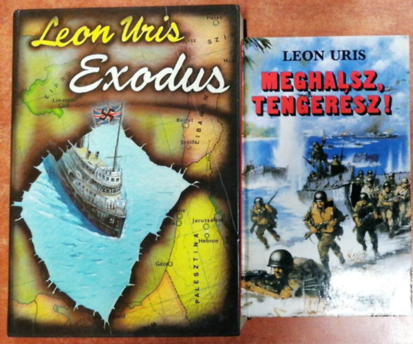 2 db Leon Uris:Exodus+Meghalsz tengersz