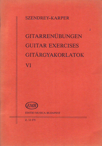 Szendrey-Karper - Git�rgyakorlatok VI.