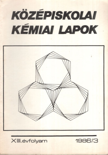 Kzpiskolai kmiai lapok 1-4. sz. ( egytt , lapszmonknt ) 1986/3., 1986/5., 1989/2., 1990/3-4.