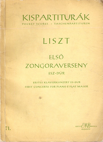 Kispartiturk - Liszt: Els zongoraverseny (Esz-Dr)