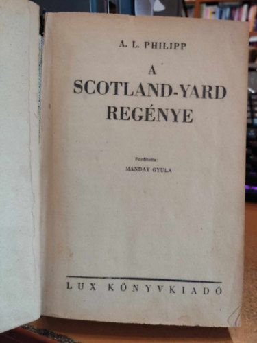A Scotland-Yard regnye