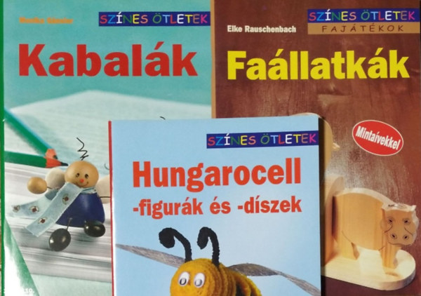 Fallatkk + Hungarocellfigurk s -dszek + Kabalk (3 db Sznes tletek fzet)