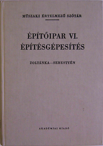 ptipar VI. - ptsgpests (Mszaki rtelmez sztr 42.)