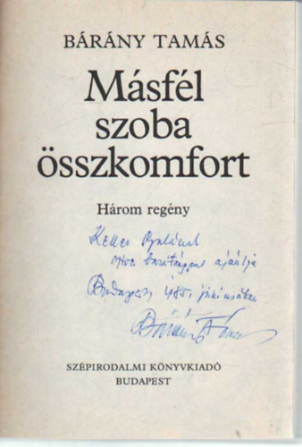 Msfl szoba sszkomfort