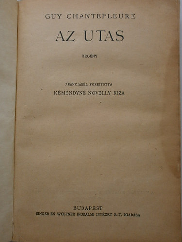 Az utas