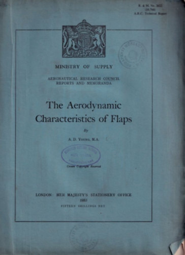 The Aerodynamic Characteristics of Flaps