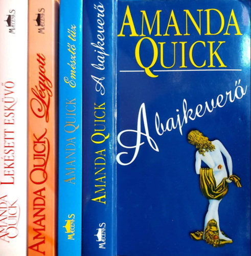 4 db Amanda Quick ktet: A bjkever, Emszt tz, Lgyott, Leksett eskv