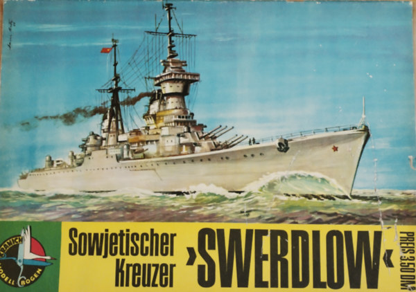 Modell-bogen Sowjetischer Kreuzer Swerdlow (kiv�ghat� makett, 1:200)