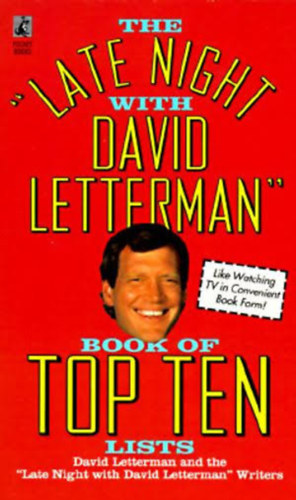 The Late Night with David Letterman Book of Top Ten Lists