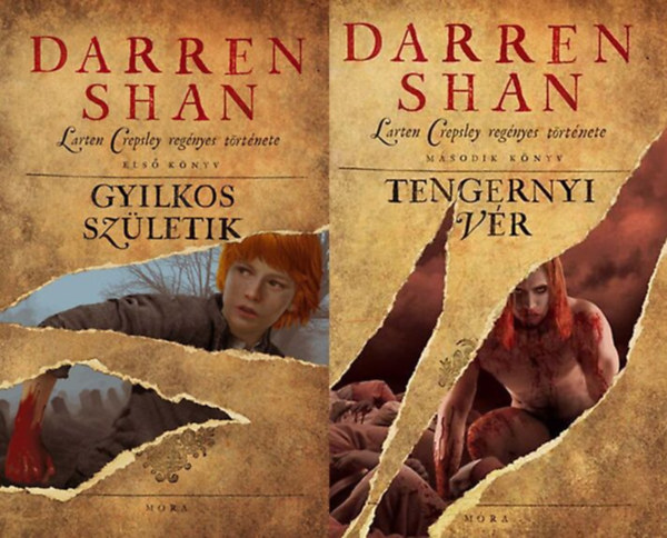 Libri Antikvár Könyv: Larten Crepsley regényes története I.-II