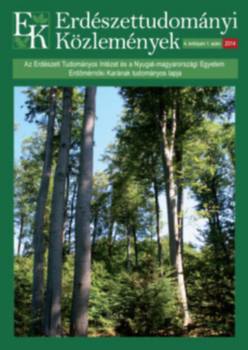 Erdszettudomnyi Kzlemnyek 4. vfolyam 2. szm 2014