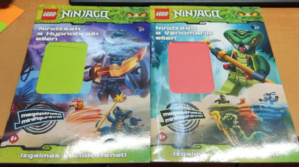 2 db Ninjago: Masters of Spinjitzu magazin: Nindzsk a Hypnobraik ellen + Nindzsk a Venomarik ellen