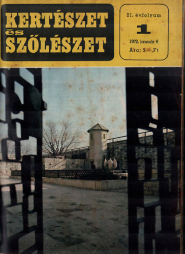 Kertszet s szlszet 1972. teljes vfolyam  I-II.ktet (teljes)
