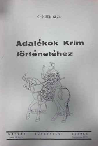 Adal�kok Krim t�rt�net�hez (hasonm�s kiad�s)