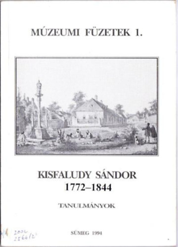 Kisfaludy Sndor 1772-1844 Tanulmnyok