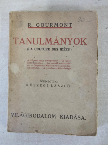 Remy de Gourmont - Tanulmányok