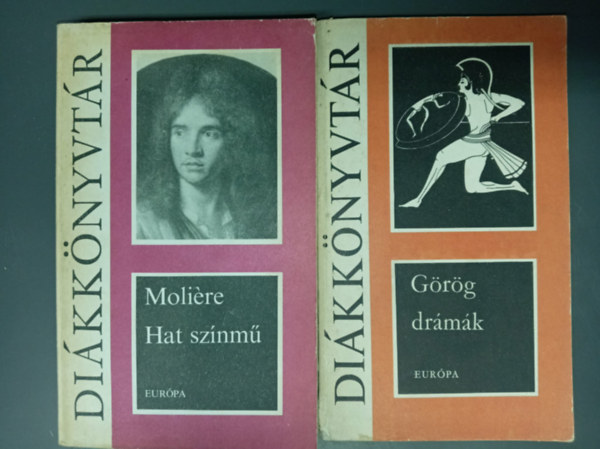 Hat sz�nm� - Di�kk�nyvt�r (A f�sv�ny, K�nyesked�k, K�pzelt beteg, Tud�s n�k, Dandin Gy�rgy, Tartuffe) + G�r�g dr�m�k - Di�kk�nyvt�r (Lel�ncolt Pro�theusz; Antigon�; �phigeneia Auliszban; A madarak)