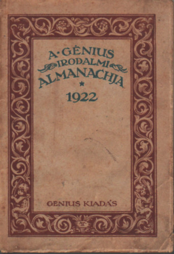 A gnius irodalmi almanachja 1922