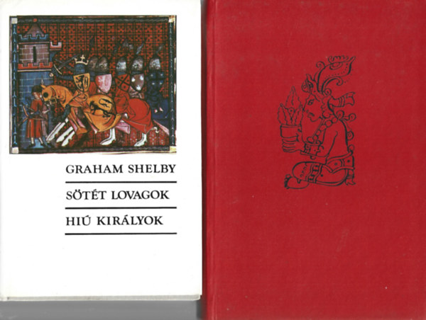 2 db knyv, Graham Shelby: Stt lovagok - Hi kirlyok, V. A. Kuzmiscsev: A maja papok titkai