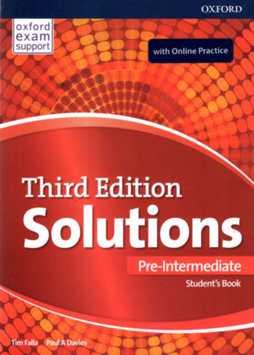 Third Edition Solutions Pre-Intermediate Munkaf�zet + Student's Book ( Oxford )