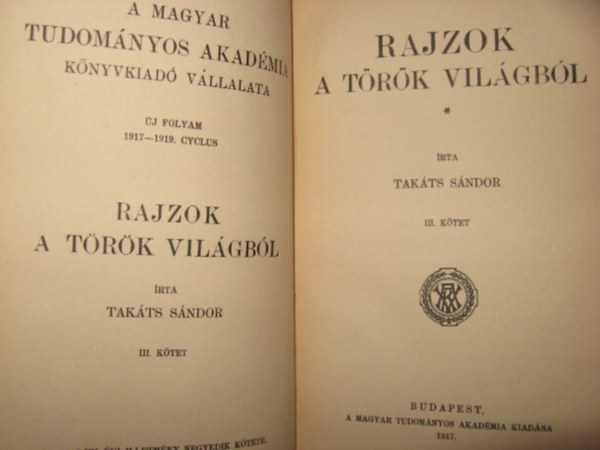 Rajzok a trk vilgbl III.