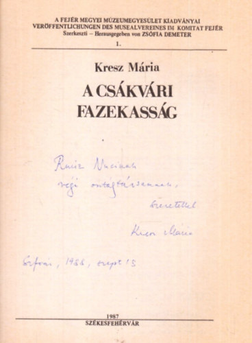 A cskvri fazekassg