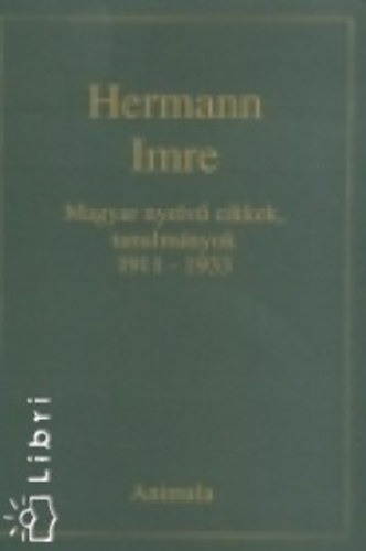 Magyar nyelv cikkek, tanulmnyok 1911-1933