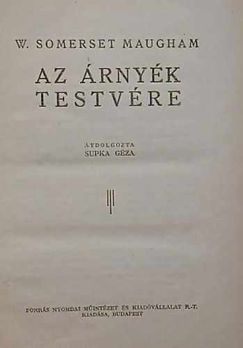 Az rnyk testvre