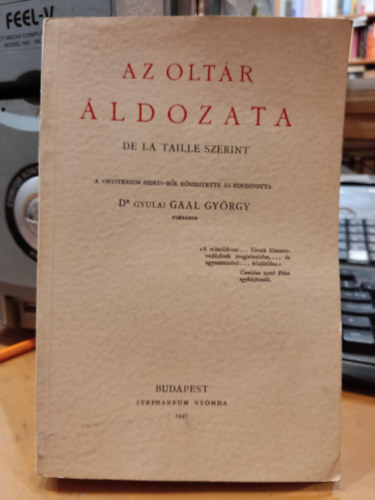 Az oltr ldozata