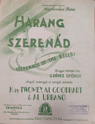 Harang szerend (Serenad of the bells)