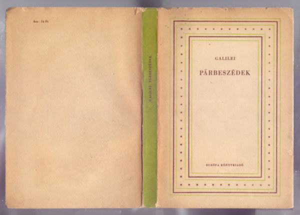 Prbeszdek a kt legnagyobb vilgrendszerrl, a ptolemaioszirl s a kopernikusirl