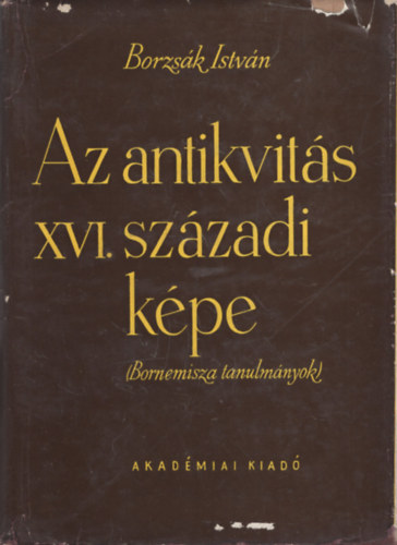 Az antikvits XVI. szzadi kpe