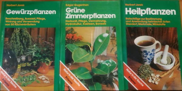 Edgar Gugenhan, Norbert Jorek - 3 db Natur in der Tasche: Gewürzpflanzen + Grüne Zimmerpflanzen + Heilpflanzen