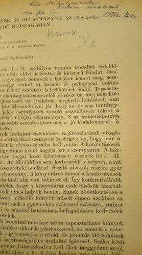 Dr. Tth Bla - Kedvelt mesk s olvasmnyok az olvasstanuls kezd idszakban