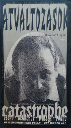 �tv�ltoz�sok - Vil�g-Irodalom-M�-Ford�t�s - Harmadik sz�m 1995