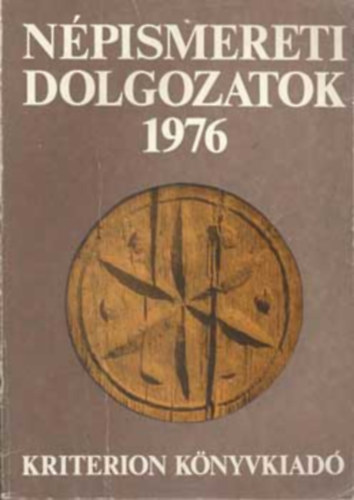 Npismereti dolgozatok   - Dr. Ks Kroly  A romniai magyarsg nprajzrl - A krispataki szalmafons - Rgi rmellki halszat - A kalotaszegi Nagypetri fazekassgrl - A lozsdiak egykori tnca, a lim - A csikszentdomokosi lakod