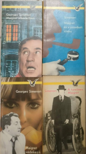Maigret v�dekezik + A t�relmes Maigret + Maigret alb�rletben + Maigret �s a szombati kliens (4db)